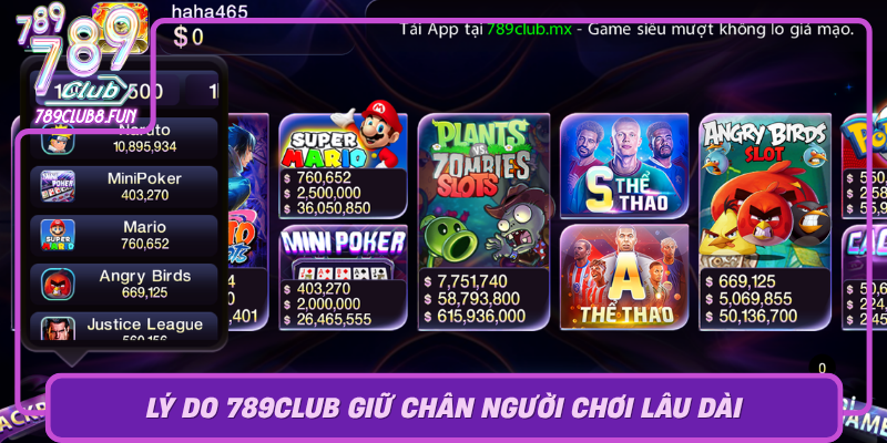 Ly Do 789Club Giu Chan Nguoi Choi Lau Dai